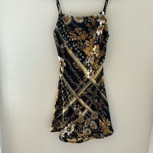 princess polly lucci chain floral mini dress